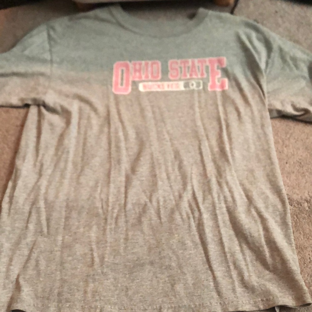 Ohio State Gray Short Sleeve Tee